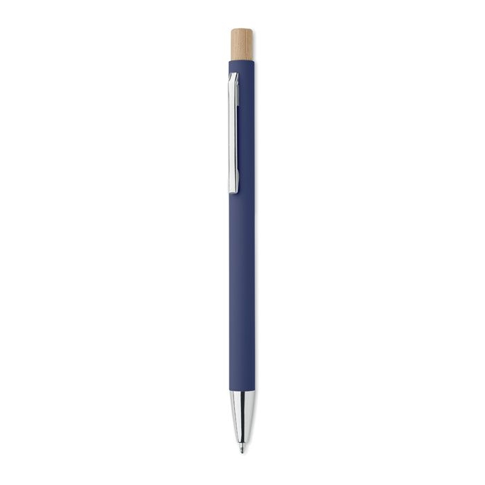 MO2309-04Bergamo Druckkugelschreiber recycelt_ blau
