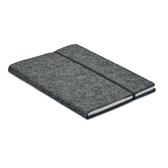 MO2093Feltbook DIN A5 Notizbuch RPET-Filz