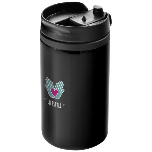 PF100762-2Mojave 250 ml RCS-zertifizierter Isolierbecher aus recyceltem Edelstahl _ schwarz