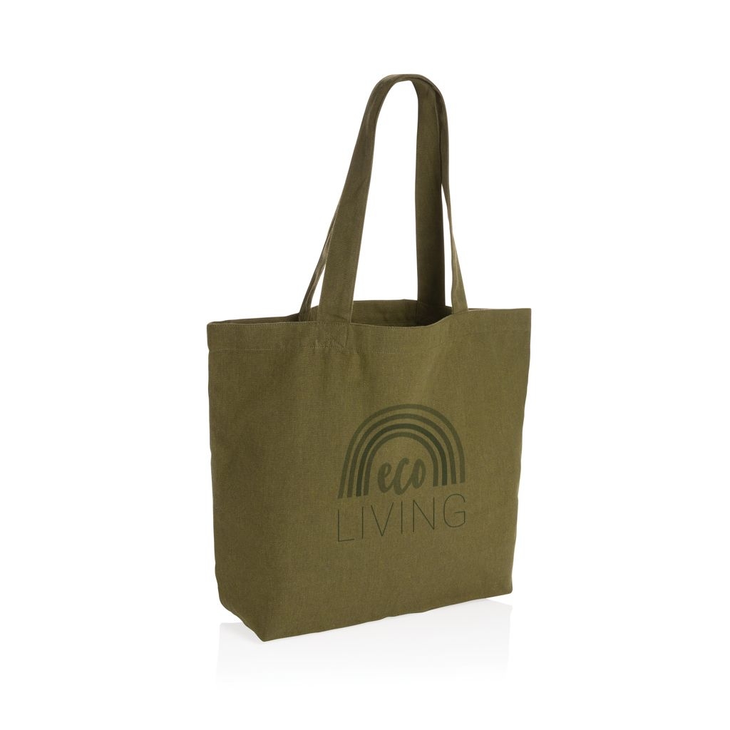 XDP762.96-7Impact Aware™ 240g_m² rcCanvas Shopper _ Tasche_ ungefaerbt_ gruen