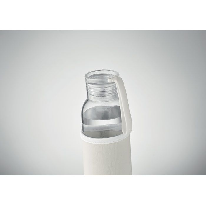 MO2089-13Ebor Flasche recyceltes Glas 500 ml_ beige