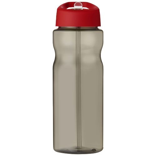 PF210099-6H2O Active® Eco Base 650 ml Sportflasche mit Ausgussdeckel_ kohle_rot