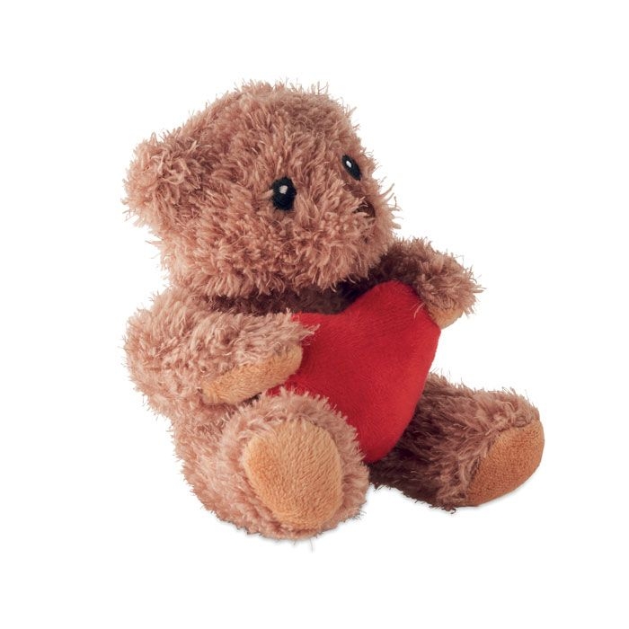 MO2802-05Cuddle Teddybaer mit Herz_ rot