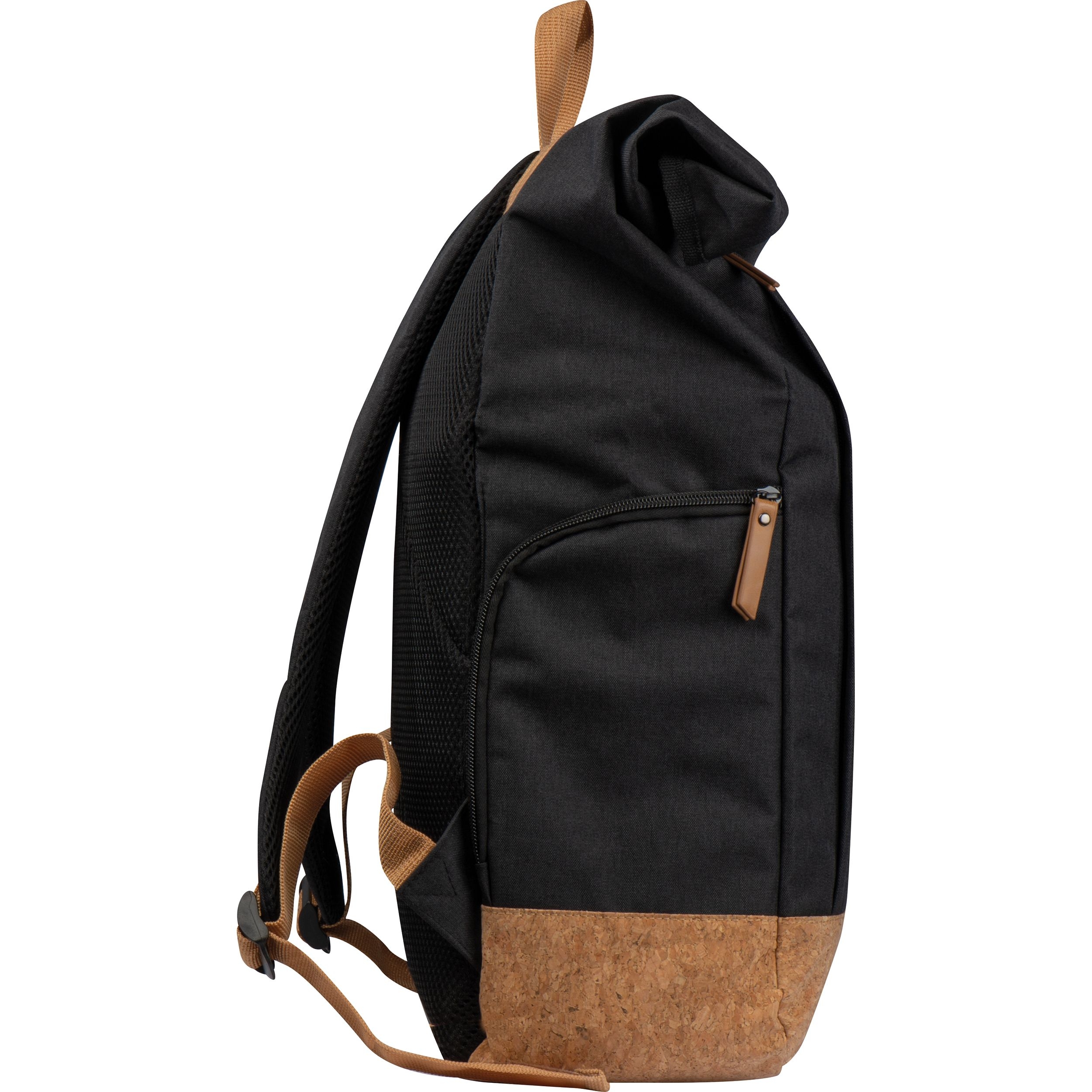 MA62571-03RPET Rucksack mit Korkboden DAGMAR_ schwarz