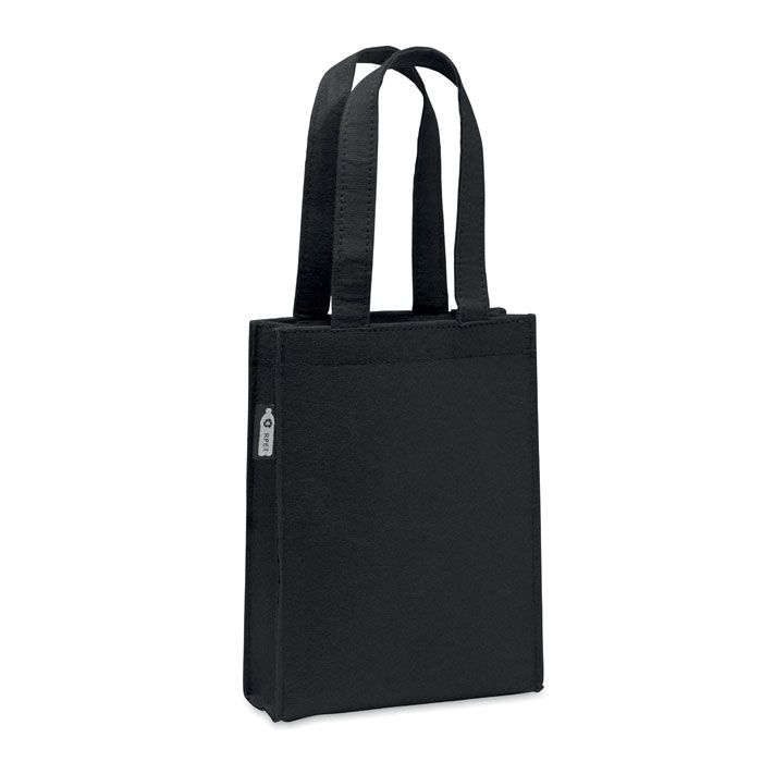 MO2408-03Feltote Kleine Tasche RPET-Filz_ schwarz