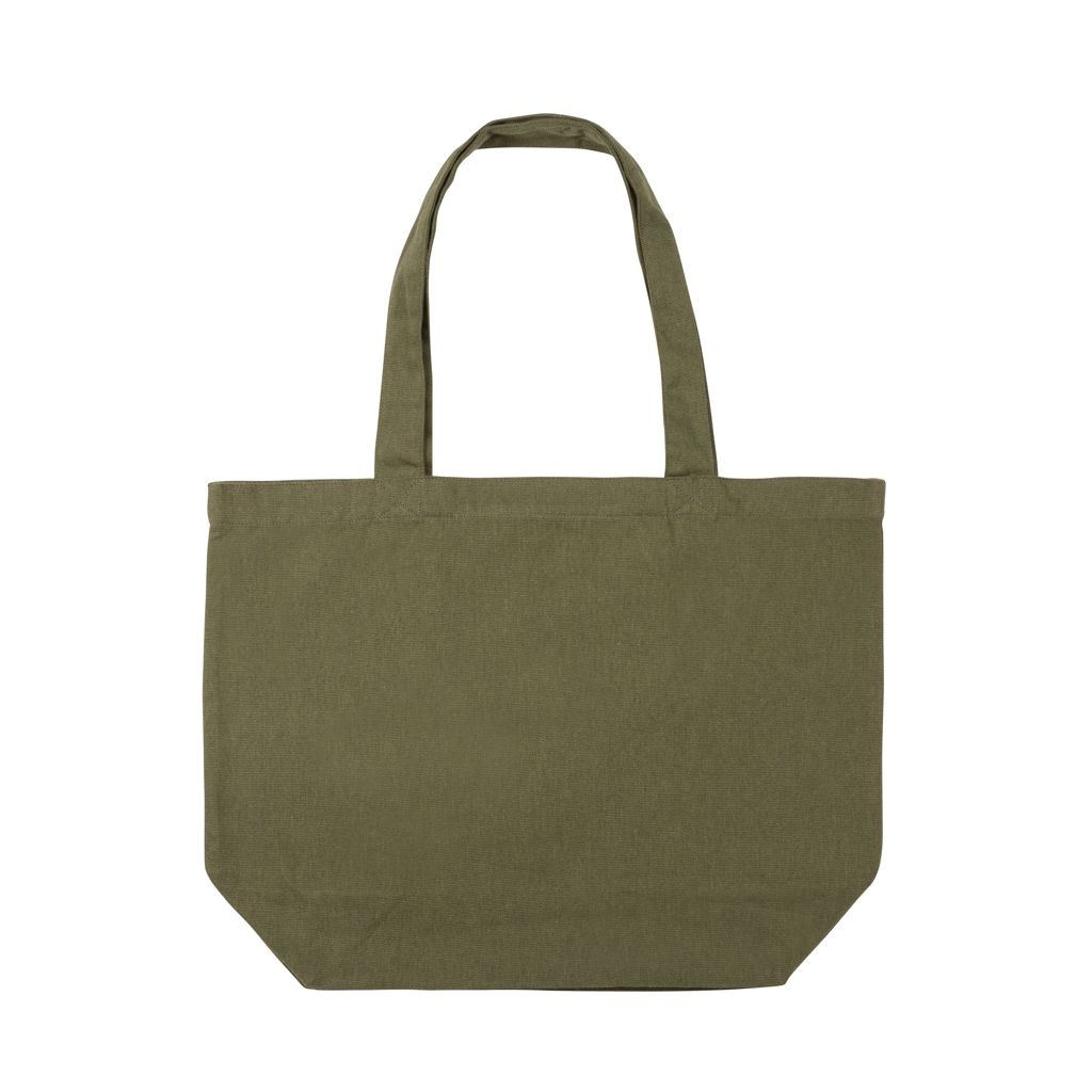 XDP762.96-7Impact Aware™ 240g_m² rcCanvas Shopper _ Tasche_ ungefaerbt_ gruen