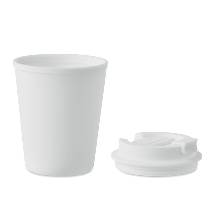 MO6866-06Tridus Becher PP 300 ml_ weiss