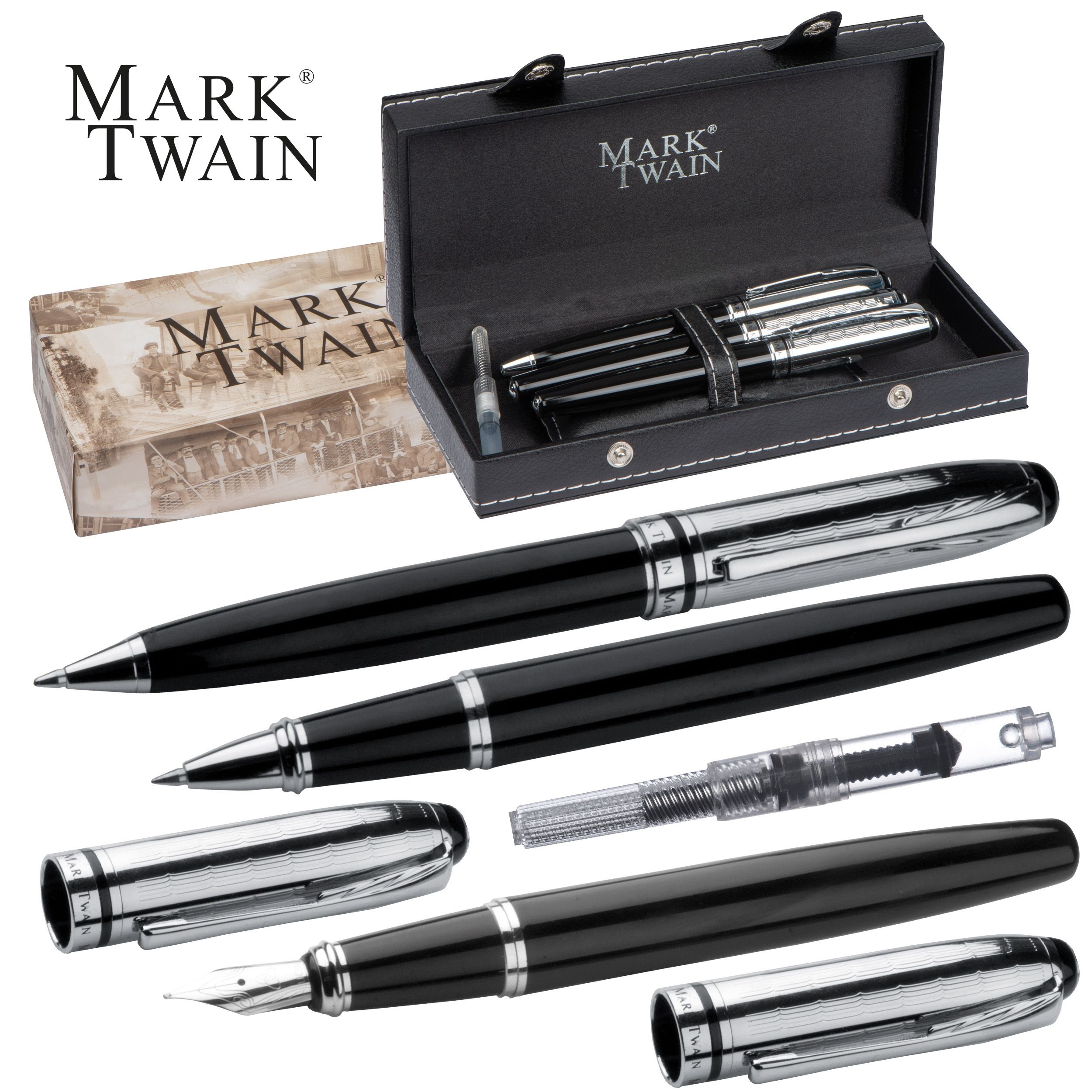 MA13463Mark Twain Schreibset MATTHIAS