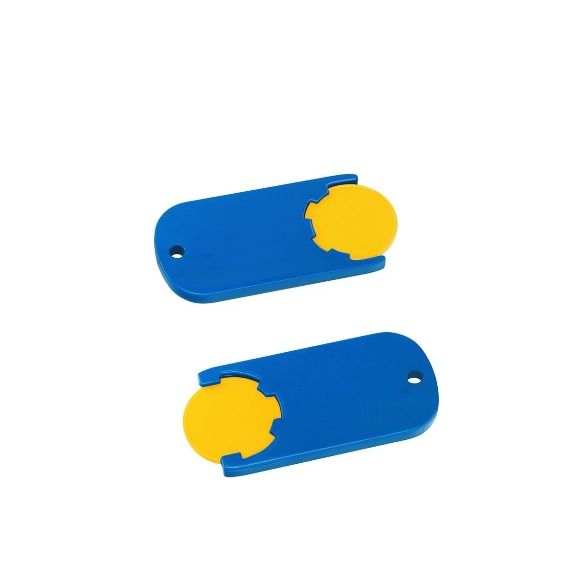 HE7439-4-3Chiphalter mit 1€-Chip _Alpha_ gelb_ blau