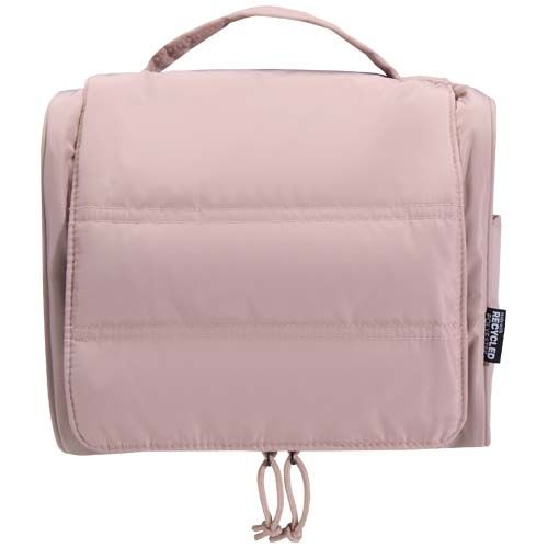 PF130117-2Puffer GRS recycelte aufhaengbare Kulturtasche 8L_ altrosa