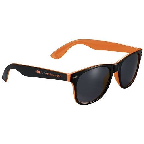 PF100500-5Sun Ray Sonnenbrille mit zweifarbigen Toenen_ orange_schwarz