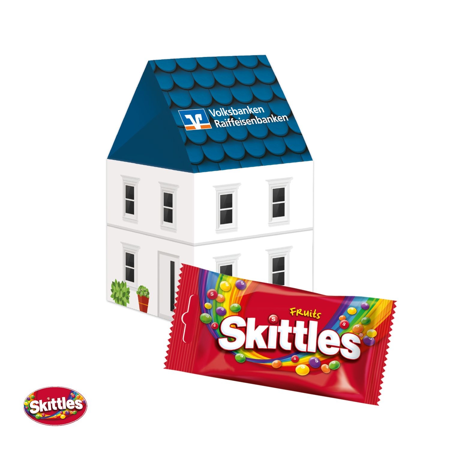CD91721-013D Praesent _Haus_ mit Skittles®_ Skittles Fruits