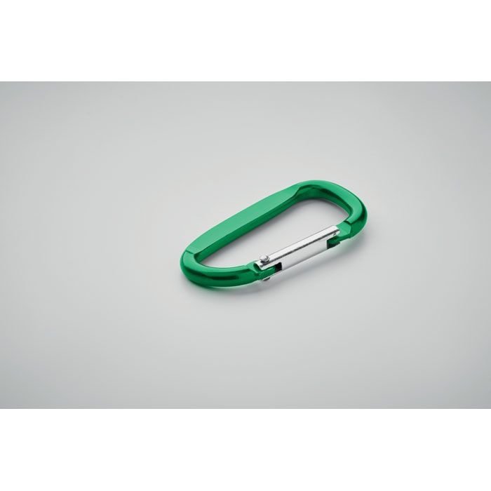 MO2259-09Gancho Karabinerhaken Aluminium_ gruen