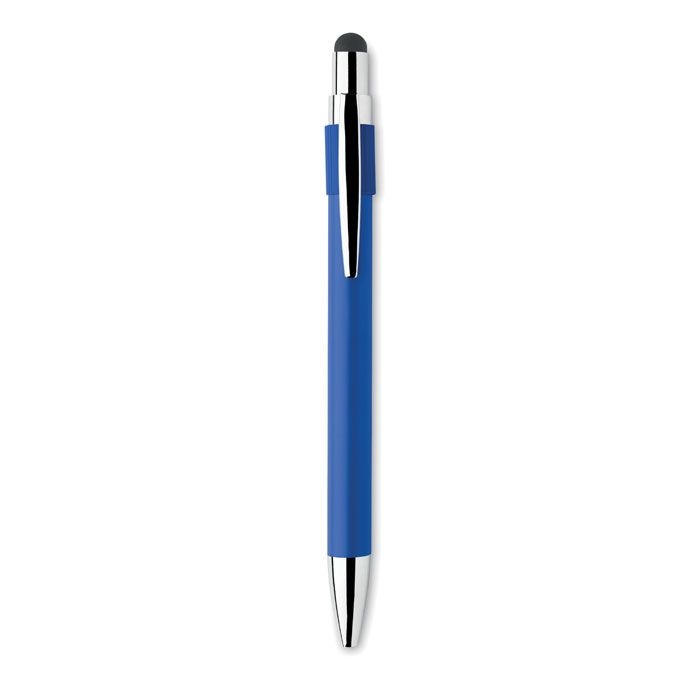 MO2488-37Edd Druckkugelschreiber mit Stylus_ koenigsblau