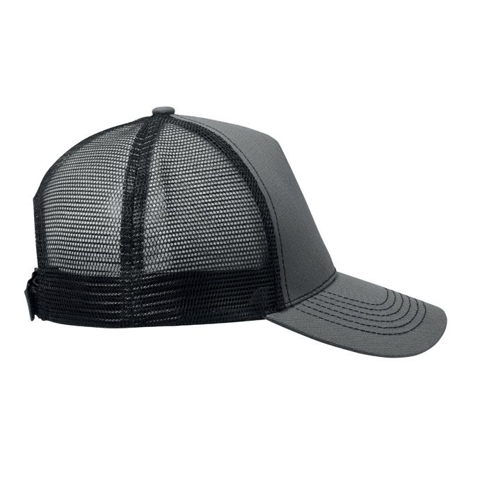 MO2986-15Blist Trucker Kappe 5 Panels_ steingrau