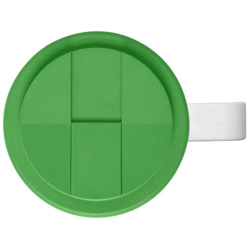 PF210420-13Brite-Ameriano® Grande 350 ml Isolierbecher mit auslaufsicherem Schraubverschluss_ weiss_gruen