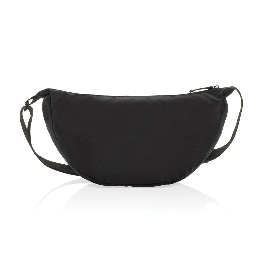 XDP763.51-01Crescent XL AWARE™ RPET Half-Moon Sling Tasche_ schwarz