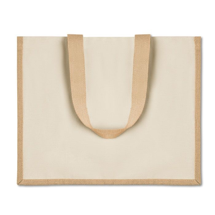 MO8967-13Campo De Fiori Jute_Canvas Shopper_ beige