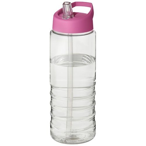 PF210877-10H2O Active® Treble 750 ml Sportflasche mit Ausgussdeckel_ transparent_rosa