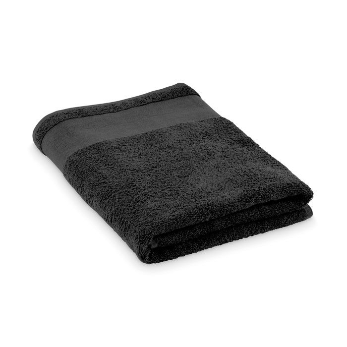 MO2766-03Island 70 Badetuch Baumwolle 70X140cm_ schwarz