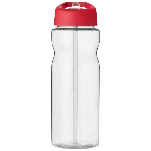 PF210099-21H2O Active® Eco Base 650 ml Sportflasche mit Ausgussdeckel_ transparent_rot