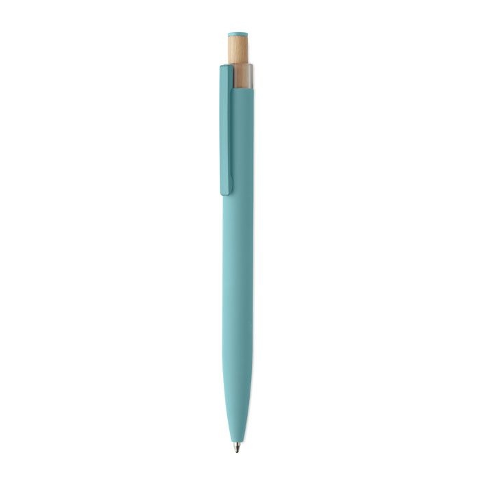 MO2653-66Bergamo _ Druckkugelschreiber recy. Alu_ babyblau