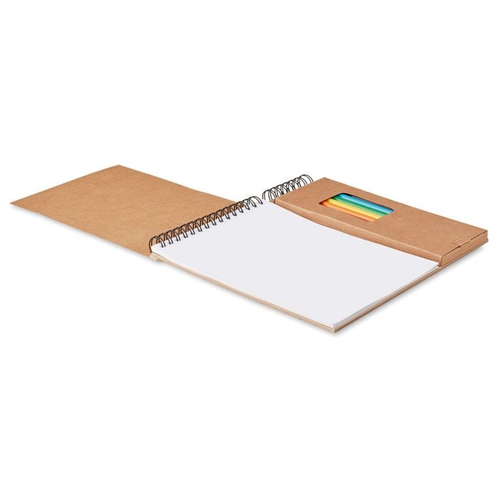 MO8769-13Colopad Malset mit 8 Buntstiften_ beige