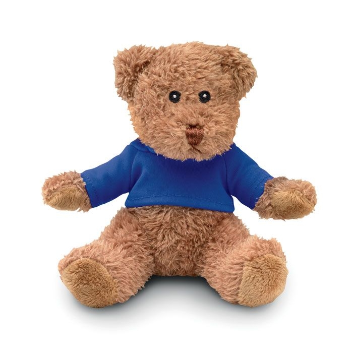 MO2594-04Johnny T Teddybaer mit T-Shirt_ blau