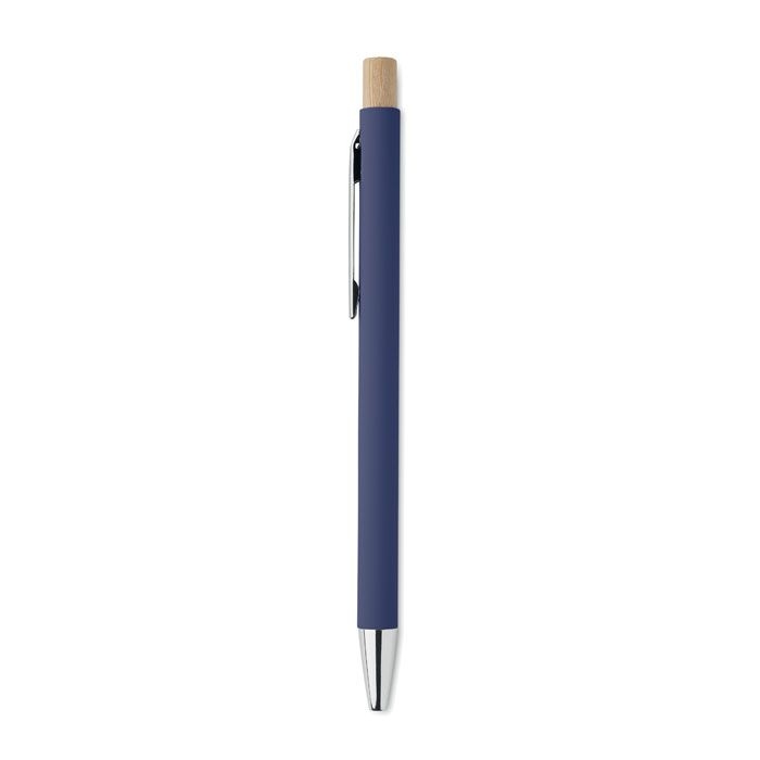 MO2309-04Bergamo Druckkugelschreiber recycelt_ blau