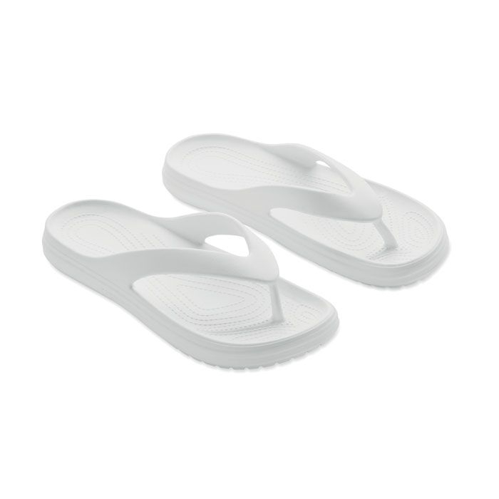 MO2940-06Evaslip Zehensandalen Groesse 44_45_ weiss