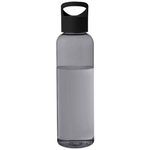 PF100777-5Sky  650 ml Sportflasche aus recyceltem Kunststoff_ schwarz