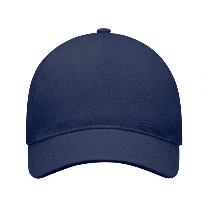 MO6875-85Long Beach Singa Baseball cap 5 panels 260g_m²_ marineblau