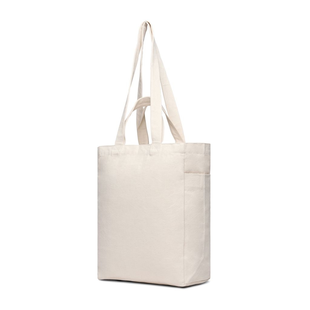XDV76205-13VINGA Hilo AWARE™ Tasche mit Reissverschluss aus rec. Canvas_ off white