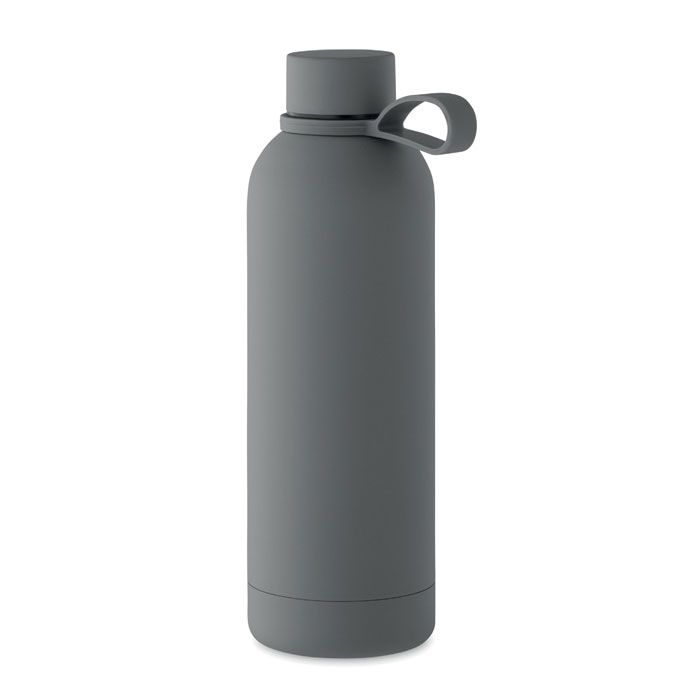 MO2315-15Emerald Doppelwandige Flasche 500 ml_ steingrau