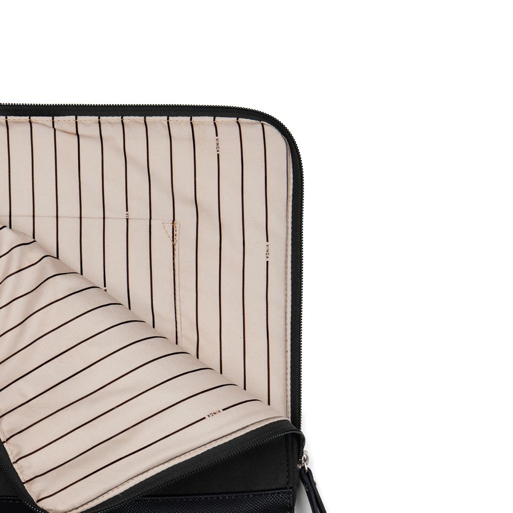 XDV78808-01VINGA Marlow 14_ Laptop Sleeve aus RCS recyceltem Polyester_ schwarz