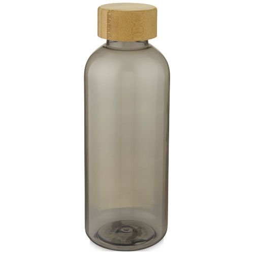 PF100679-2Ziggs 650 ml Sportflasche aus recyceltem Kunststoff_ charcoal transparent