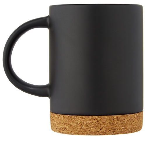 PF100901-3Neiva 425 ml Keramiktasse mit Korkboden_ schwarz