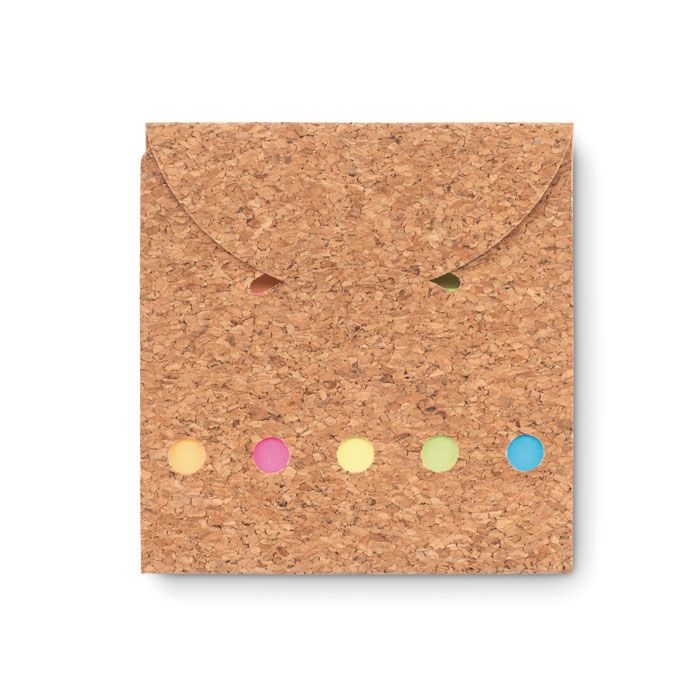MO9858-13Foldcork Notizblock-Set mit Kork_ beige