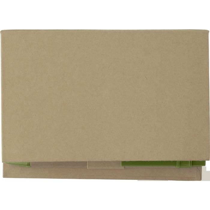 GI6498-29Zettelhalter aus Karton Glenn_ hellgruen