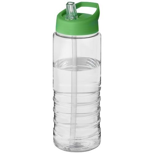 PF210877-7H2O Active® Treble 750 ml Sportflasche mit Ausgussdeckel_ transparent_gruen