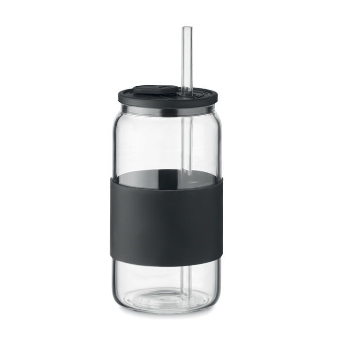 MO2506-03Borosip Trinkglas Borosilikat 550ml_ schwarz