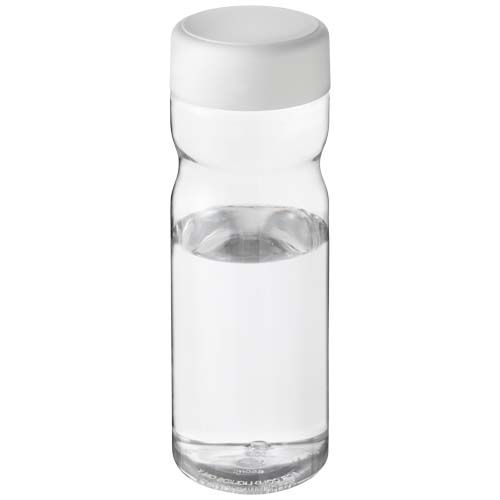 PF210435-15H2O Active® Eco Base 650 ml Sportflasche mit Drehdeckel_ transparent_weiss