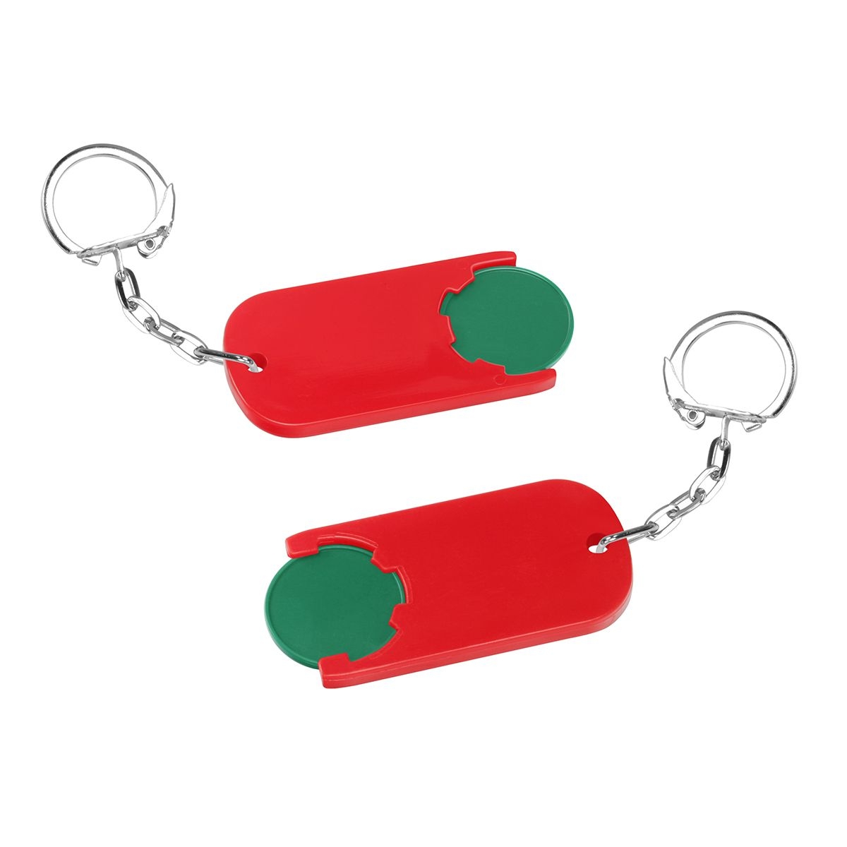 HE7439K-2-1Chiphalter mit 1€-Chip _Alpha_ gruen_ rot