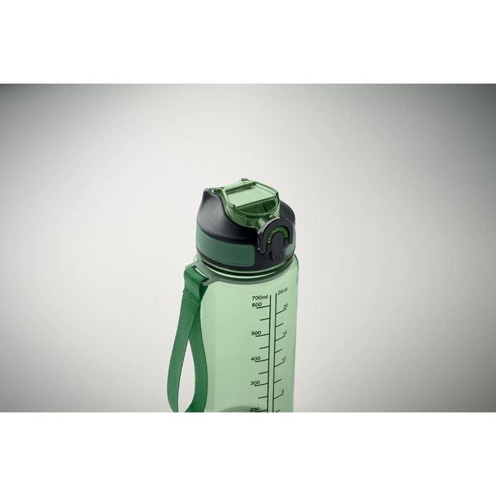 MO2792-24Enkel Sport-Trinkflasche 700ml_ transparent gruen