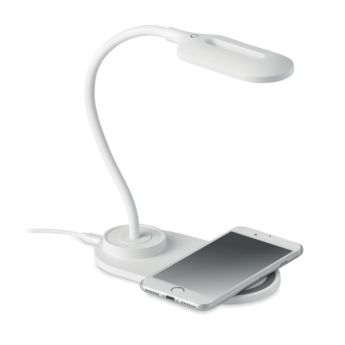 MO6349-06Saturn Tischleuchte und Ladegeraet 10W_ weiss