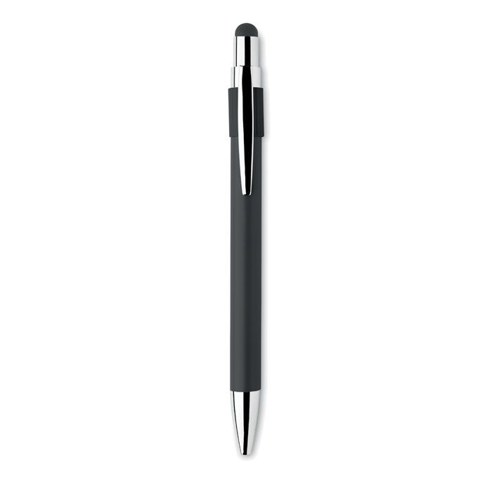 MO2488-03Edd Druckkugelschreiber mit Stylus_ schwarz