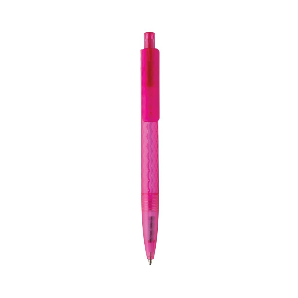 XDP611.33-14X3 Frosted-Pen aus GRS recyceltem PC_ rosa