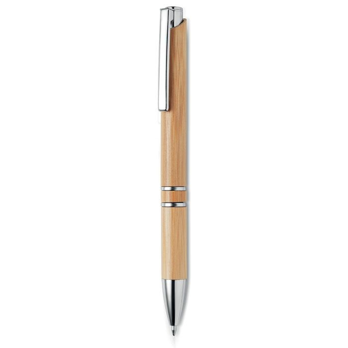 MO9482-40Bern Bamboo Druckkugelschreiber mit Bambus_ holz