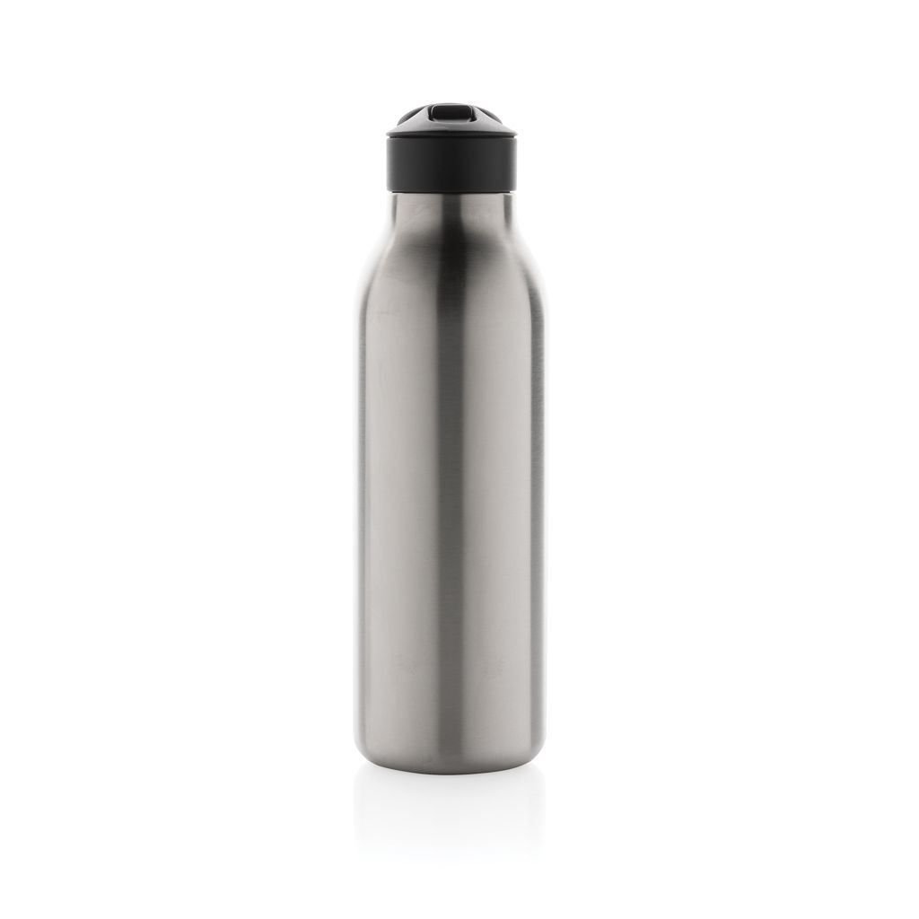 XDP438.08-2Avira Ara RCS Re-Steel Fliptop Wasserflasche 500ml_ silber