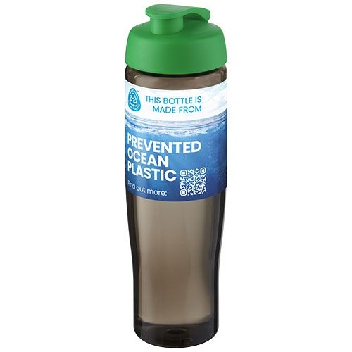 PF210448-8H2O Active® Eco Tempo 700 ml Sportflasche mit Klappdeckel_ gruen_kohle